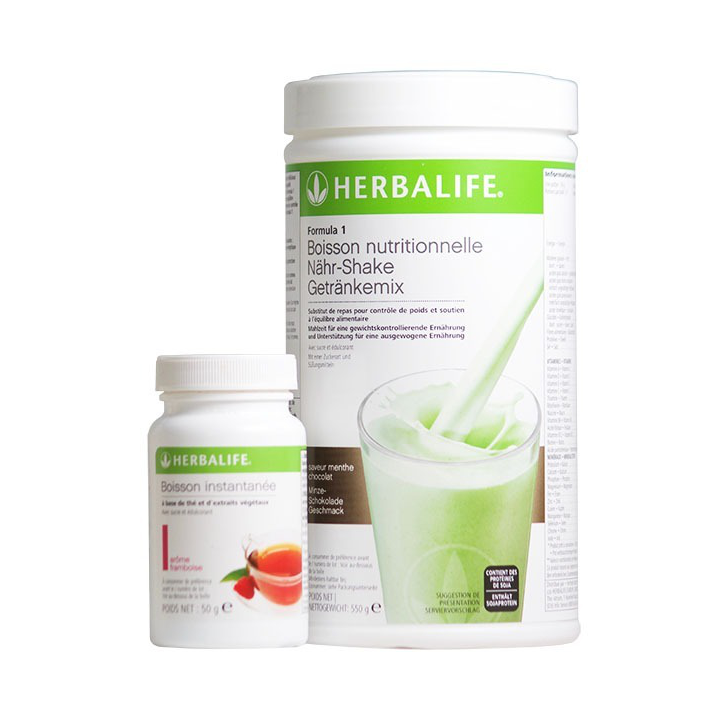 Pack Slim Fit Herbalife Nutrition. 2 produits essentiels Formula 1 + thé détox drainant