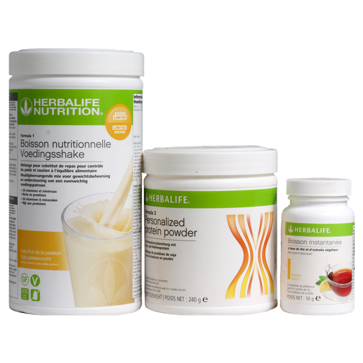 Pack Minceur Quickstart Herbalife. Formula 1 + thé détox + protéine whey 