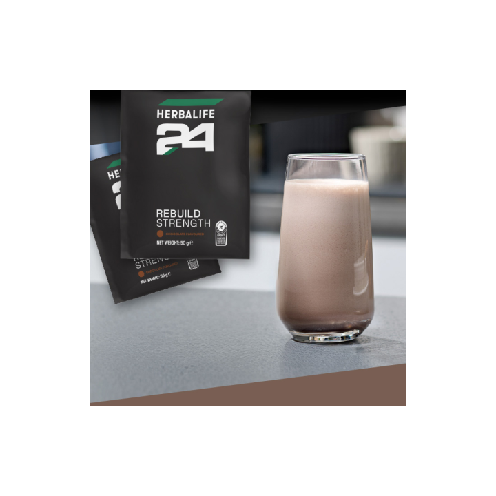 Boisson Rebuild Strenght H24 Sport Herbalife Nutrition saveur chocolat