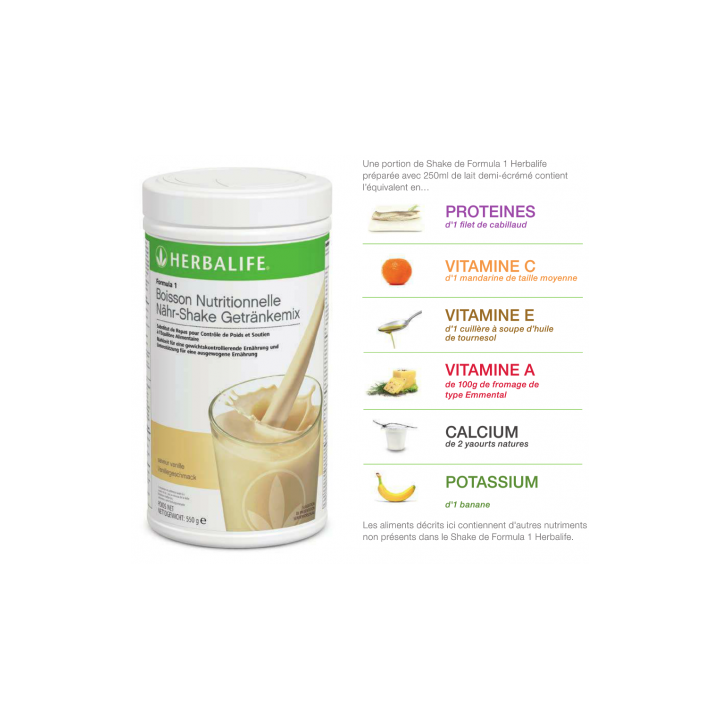Boisson Prise de poids Formula 1 Herbalife