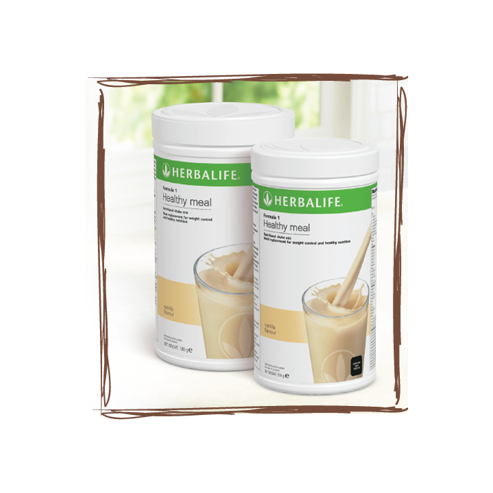 Boisson Formula 1 Herbalife à la vanille pour stabiliser le poids