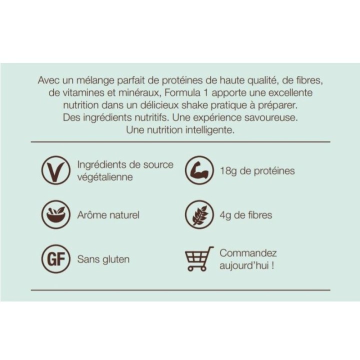 Boisson Herbalife duo menthe chocolat 220 cal pour stabiliser votre poids