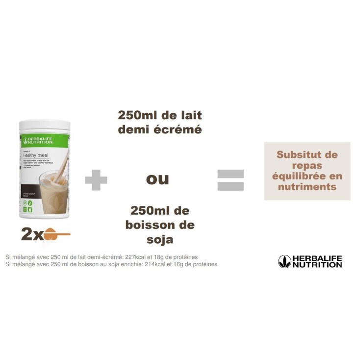Nouvelle boisson Formula 1 Herbalife délice de fraise en poudre 