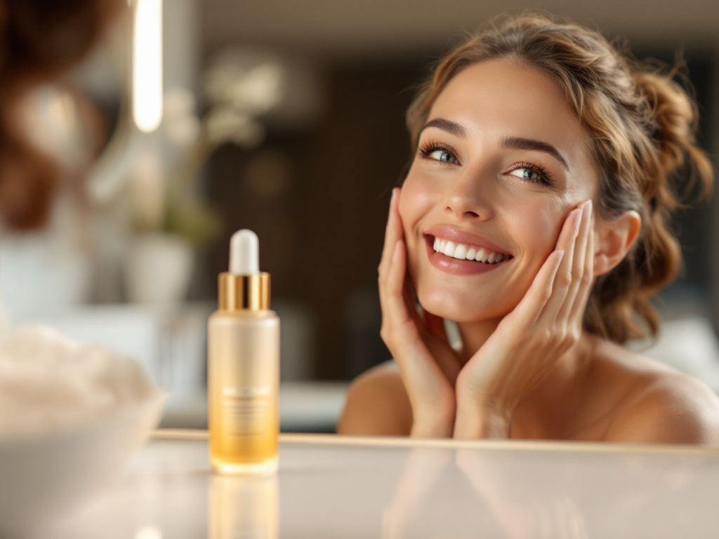 Soins du visage avec la brosse nettoyante Herbalife